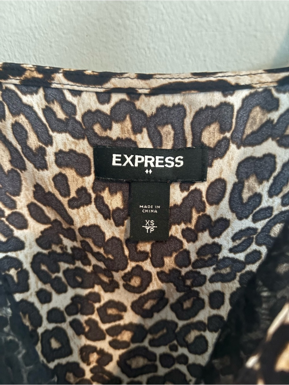 Express Leopard-Print Tank Top - Picture 2 of 2